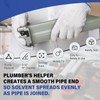 Deburring Tool for Plastic Pipe, Professional PVC Pipe Reamer Deburrs