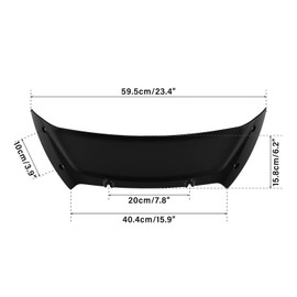 TCMT 6" Windscreen Windshield Fit For Harley Touring CVO Road Glide FLTRXSE 2023-2025 CVO Road Glide ST FLTRXSTSE Road Glide FLTRX 2024-2025