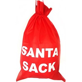 Concept4u Christmas Jumbo 'Santa Sack' Giant Christmas Stocking Red Father Xmas Gift Present Bag Festive Party Under Tree Kids