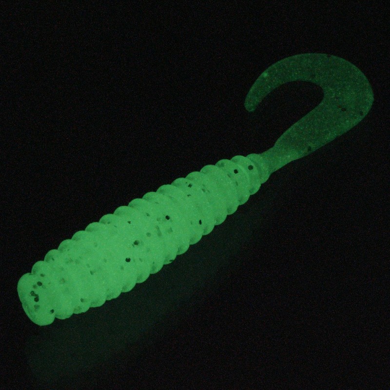 Major Craft Worm Para Worm - GRUB1.8 PW-GRUB1.8#019 All Glow