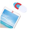 Operitacx 6PCS Webcam Privacy Cover Oval Slider Shutter Stickers for
