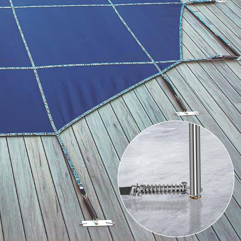 31-1/2 inch Pool Cover Tool, Extra Long Pool Cover Installation