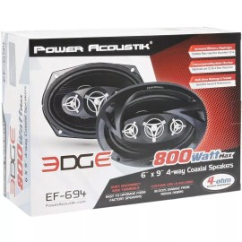 Power Acoustik EF694, EF653 Speakers for 2010-2022 Toyota 4Runner For Front/Rear Door | Tailgate Speakers