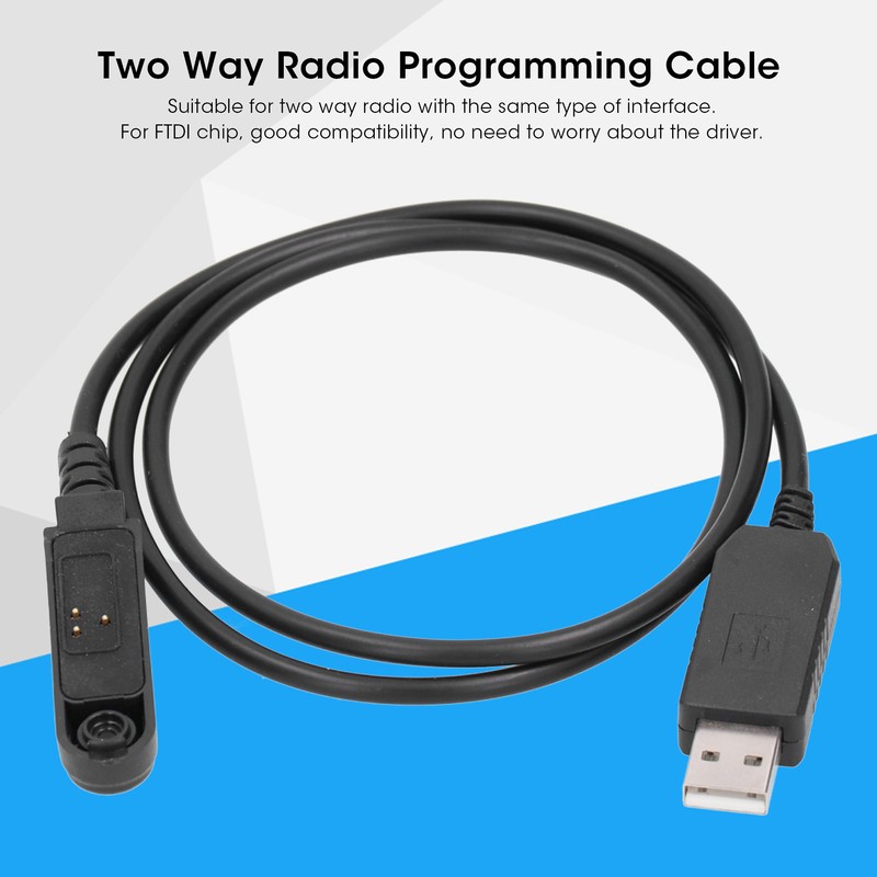 Two Way Radio USB Programming Flexible Cable for Baofeng UV‑9R