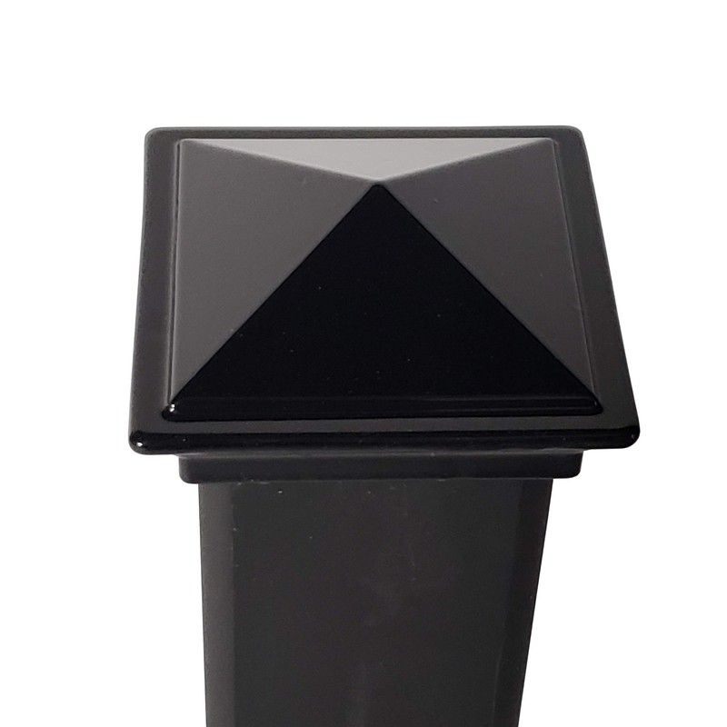 2" x 2" Aluminium Pyramid Post Cap for Metal Posts