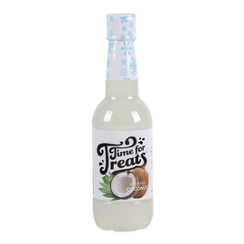 Flavored Syrup for Snow Cones, Homemade Sodas, Cocktails, Coffee, Baking and More - Time For Treats 16.9 Fluid Ounce Bottle (Coconut)