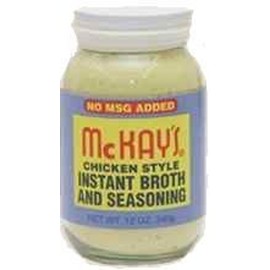 McKay's Chicken Style Instant Broth And Seasoning - No MSG Added - 12 OZ Jar