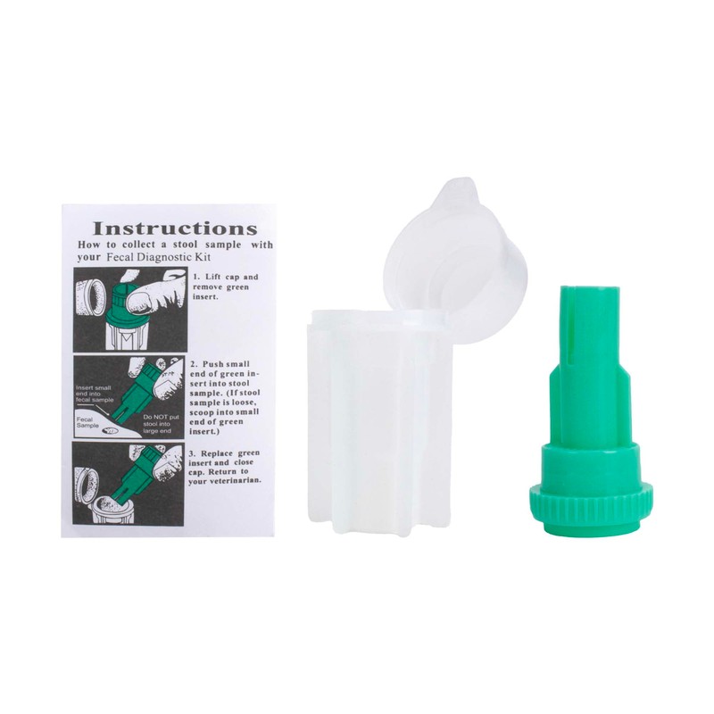 Fecal Diagnostic Kit for Pets, 50 Pack, Sanitary Collection Device,