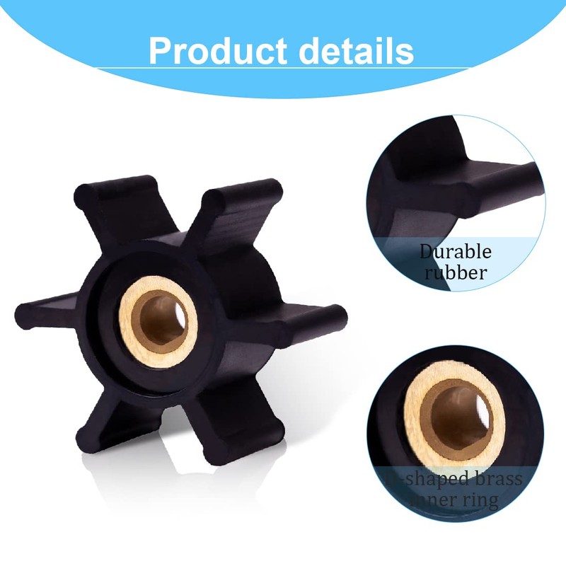 GTPARTES 49-16-2771 Brass Core Impeller with O-Ring Kit Compatible With