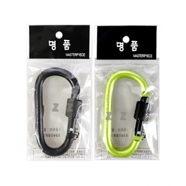 taegeuk carabiner 1p-T/locking carabiner/D type/climbing hook/hook/lock/safety buckle/hanging type/outdoor/survival tool 10ea