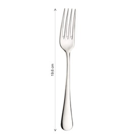 Pintinox, Set of 24 Forks from the Round Series, Nickel-Free Stainless Steel