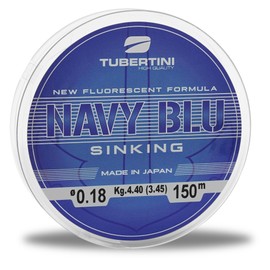 TUBERTINI - Monofilament Navy Blue Sinking of 150 m Diameter from 0.14 mm to 0.25 mm (Diameter 0.140 mm - 2.90 kg)