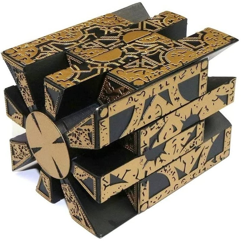SUIZU Detachable Hellraiser Puzzle Box, Functional Deformation Lock Box with