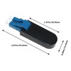 Lind Kitchen 2PCS LC/UPC Loopback Adapter Single Mode LC/UPC Fiber