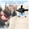 Dual Baby Car Camera 2 Kids 7.0'' Split Screen Ultrawide