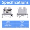 XINTAIHELE DIN Rail Terminal Blocks Kit DK2.5N Terminal Block Connectors
