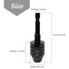 Mesee 0.3-6.5mm Keyless Drill Chuck, Quick Change 3-Jaw Chuck Adapter