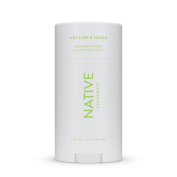 Native Deodorant Contains Naturally Derived Ingredients | Deodorant Seasonal Scents for Women and Men, Aluminum Free with Baking Soda, Coconut Oil and Shea Butter | Key Lime & Sugar