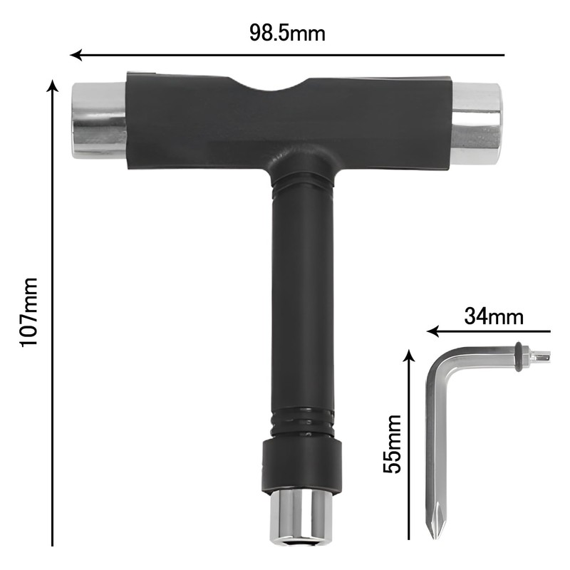 XIJIANG Skateboard Tool, Ruin-One Skateboard Tool, Skateboard Tool, T-Wrench, Y-Wrench,