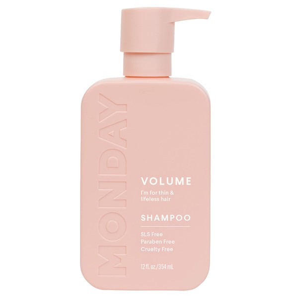 MONDAY Haircare Volume Shampoo 12oz for Thin, Fine, and Oily