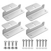 Anbte 4PCS Solar Panel Mounting Z Brackets, Aluminum Solar Panel