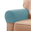 SUBRTEX Stretch Couch Arm Covers Set of 2, Checkered Sofa