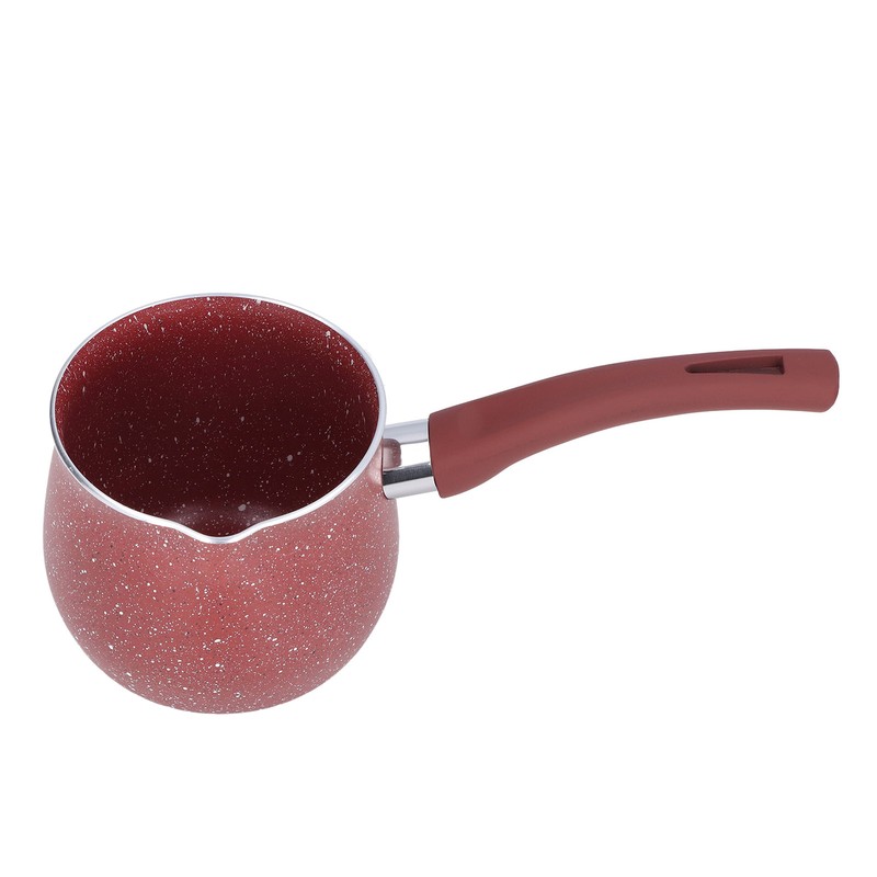 Single Handle Coffee Warmer Boiling Pot Mini Milk Pan Aluminum