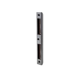 JUVA Strike Plate Stainless Steel Inlet Locking Plate for Rebated Room Doors & Wooden Doors | Stainless Steel Silver Matt | Renovation of Wooden Frames & Entrance Doors | 1 Piece - Door Hinge for