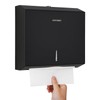 anydry Wall Mount Paper Towel Dispenser 250-Sheet Capacity Matte Black