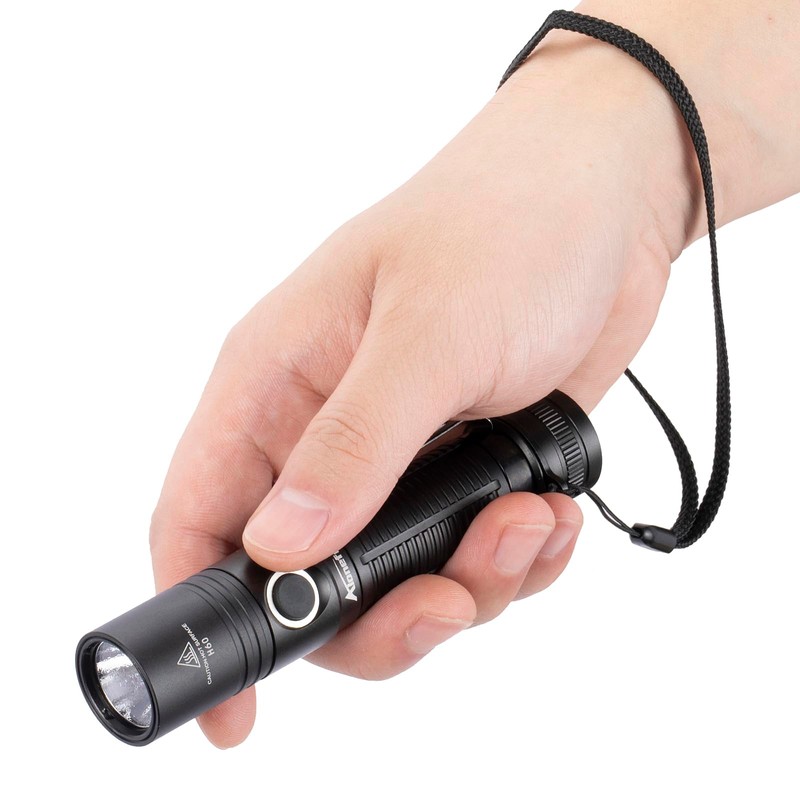 ALONEFIRE H60 LED Flashlight 1800 High Lumens Super Bright USB
