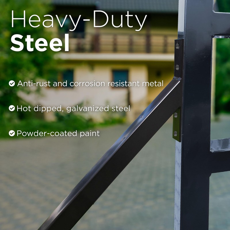 ALEKO® Sliding Gate Hardware Kit with Extension Bracket