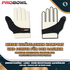 Thumb Sock - Pro Bowl Thumb Saver - Bowling Accessories - Bowling Thumb Sock - Protects Thumb - Soft and Stretchy Material - Better Ball Release - Good Grip - Thumb Saver - Left Handed