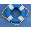 Hampton Nautical Vibrant Decorative Life Ring with White Bands Decoration