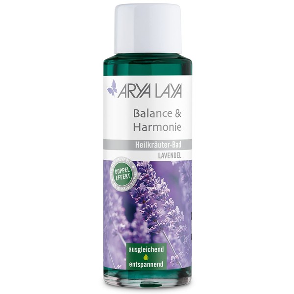 ARYA LAYA Healing Herb Bath Balance & Harmony: Wellness & Care for Home with Lavender Extract, Against Stress, Anxiety and Imbalance, Vegan, 200 ml