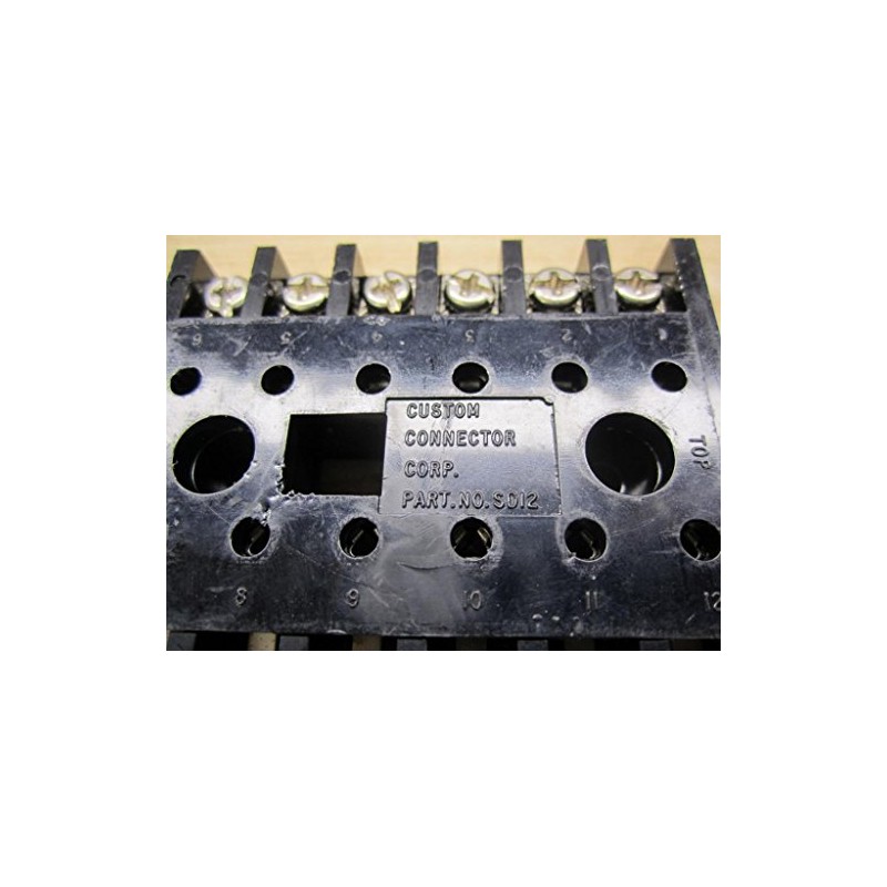 Custom Connector SD12 Relay Socket 10 Amp 300V