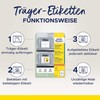 AVERY Zweckform Art. 8003-5 Carrier Labels (5 Label Holders, 220