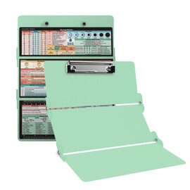 Whitecoat Clipboard® Trifold - Nursing Edition (Mint, Trifold)