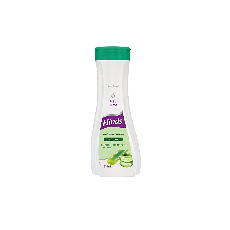 HINDS Crema Corporal Natural, 230ml Con Hinds Hidratine, Sbila y