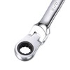 sourcing map 9/16 Inch Flex-Head Ratcheting Combination Wrench SAE 72