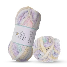 Baby Bee Super Bulky Yarn for Crocheting & Knitting – Soft Yarn Skein – 38 Yards of 100% Polyester Yarn for Crocheting Blankets, Hats, & More – DIY Handcrafting Accessories
