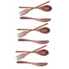 3Set Tableware Wooden Fork Spoon Knife Kit Kitchen Cutlery for