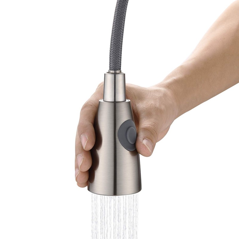 Kitchen Faucet Sprayer Head 2-Function Nozzle Spout G1/2 Connector Pull