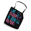 Eat Sleep Baseball Repeat Ice Cream Drip Baseball Pitcher Tote