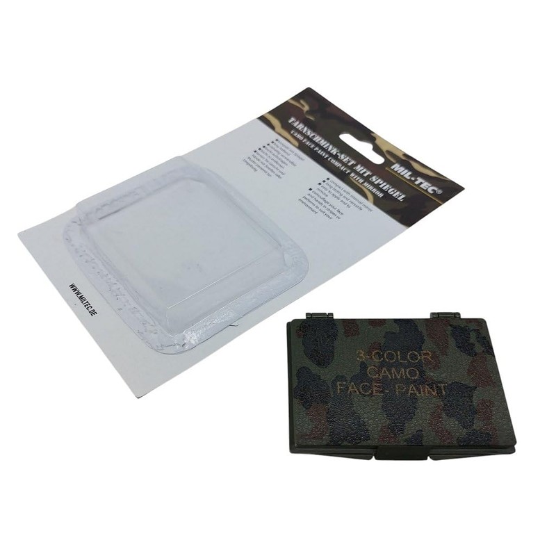 Mil-Tec Camouflage make-up set, 16351000, camouflage make-up set, black/brown/dark green,