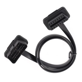 Ejoyous OBD2, Cable OBD II de 16 Pines Macho a Hembra OBD-II Extensión de Cable de conversión de diagnóstico para escáneres de código OBDII de 60 cm, 24 Pulgadas, 2 pies
