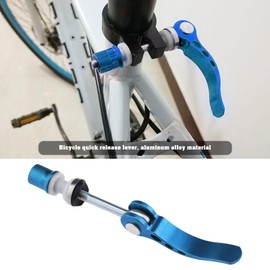 Create idea 2pcs M6×65mm Bicycle Quick Release Seatpost Clamp Bicycle Seat Screw Pipe Extension Lock Nut Saddle for Road Bike Mountain Bike Blue