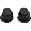 Manerales para Regadera Negro Mate Alfa X1-Q3NEG Juego de 2