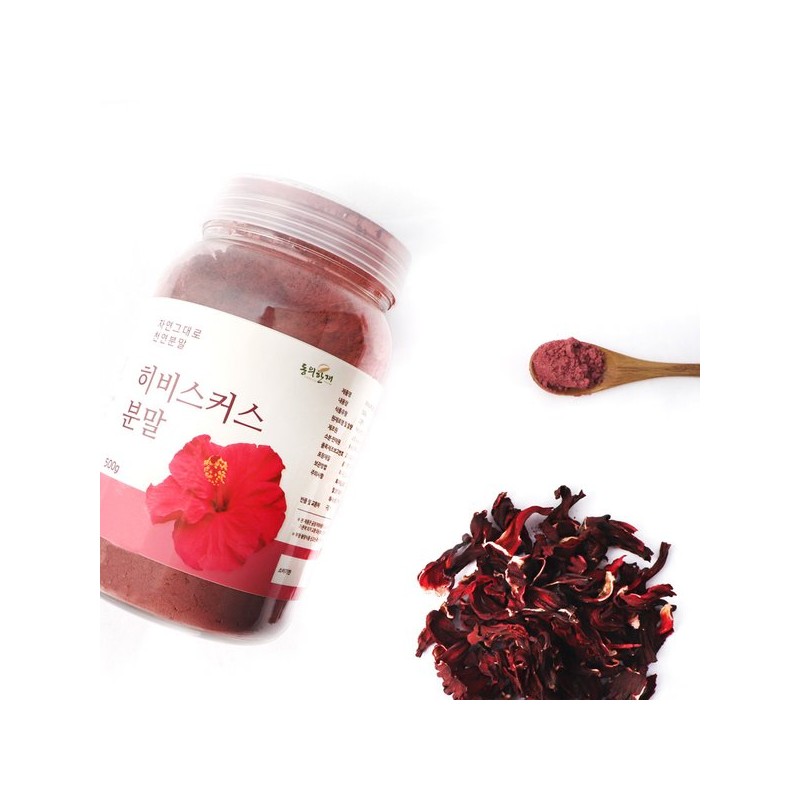 Donguihanjae 동의한재 프리미엄 100% 이집트 히비스커스 분말 가루 500g x