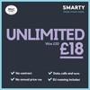 SMARTY SIM from only £6 for 4GB to £15 for