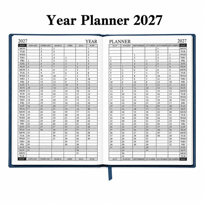2027 Pocket Diary Week To View – Small Hardback Pocket